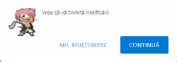Pop-up notificari